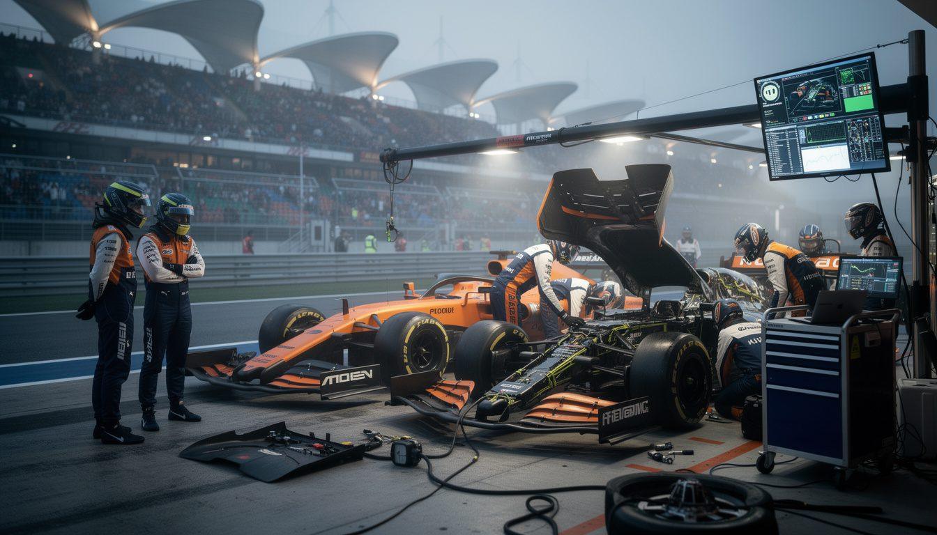 discover why mclaren drivers faced a double did not start (dns) at the chinese grand prix, revealing crucial factors behind this unexpected development.