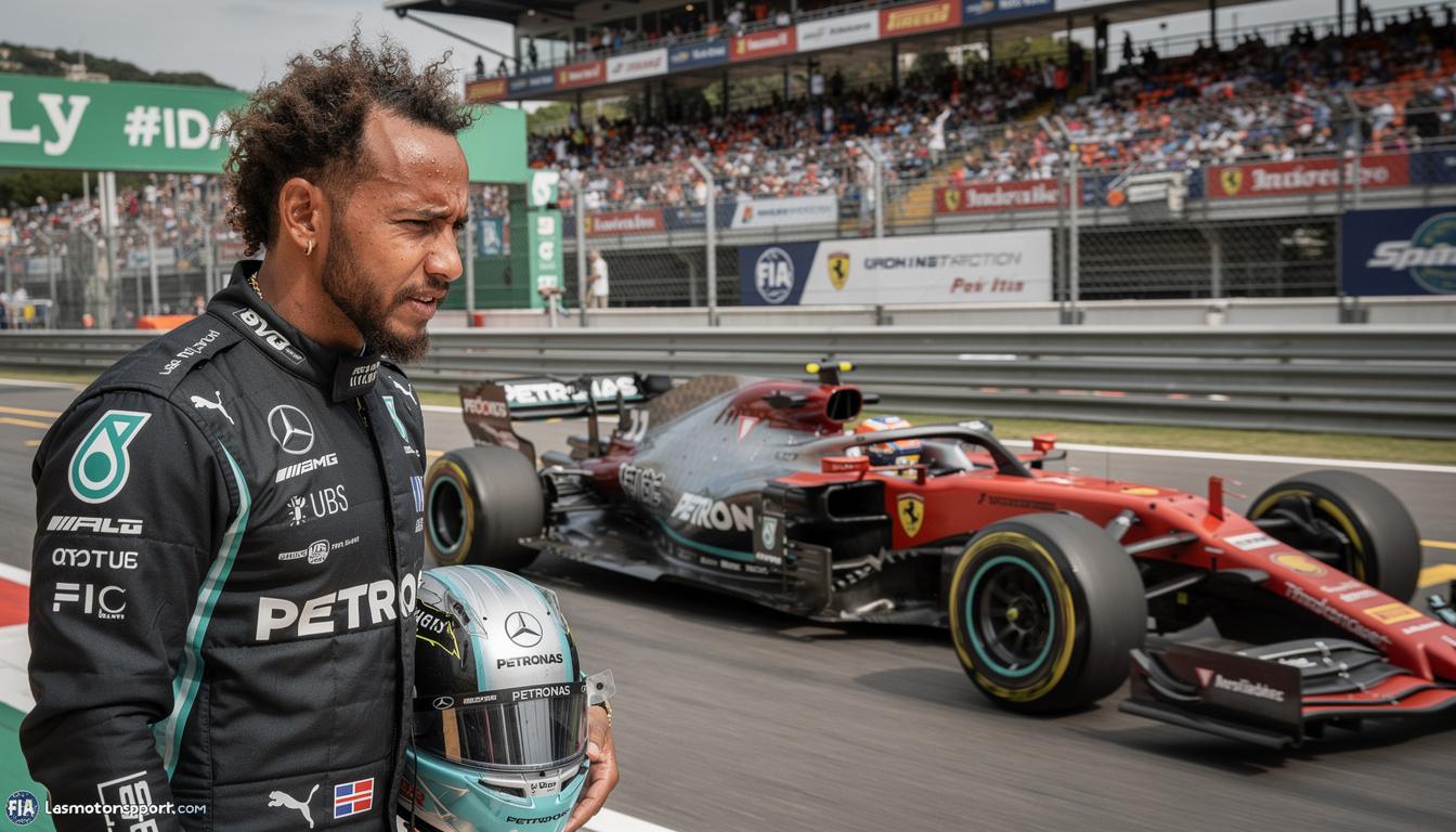 lewis hamilton reveals how ferrari's strategic decision ultimately prevented him from securing a podium finish in the race.