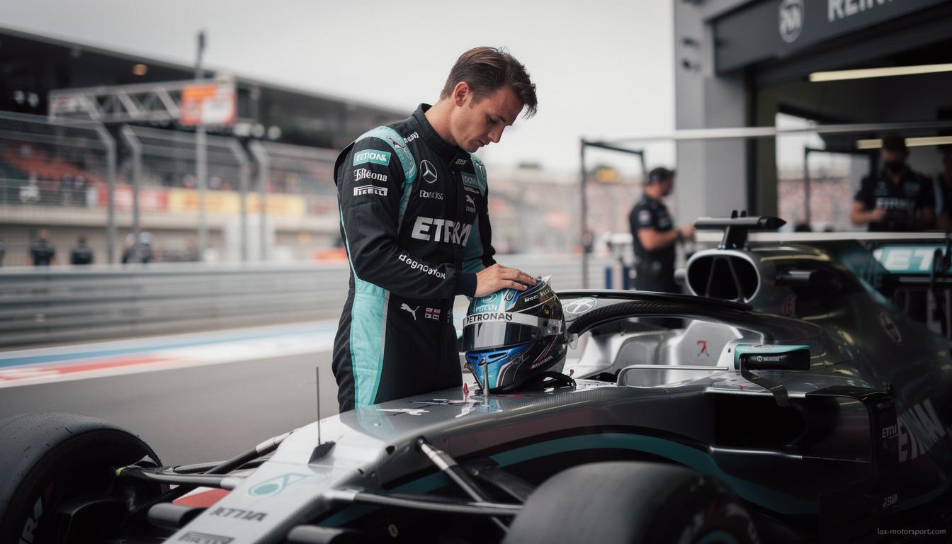 explore george russell's personal struggle with self-doubt as he questions his own abilities and whether he is truly good enough in the high-pressure world of racing.