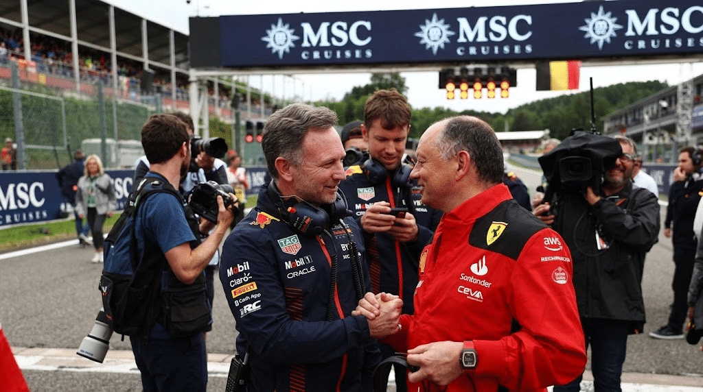 Ferrari makes statement as rumours swirl around Fred Vasseur and Christian Horner