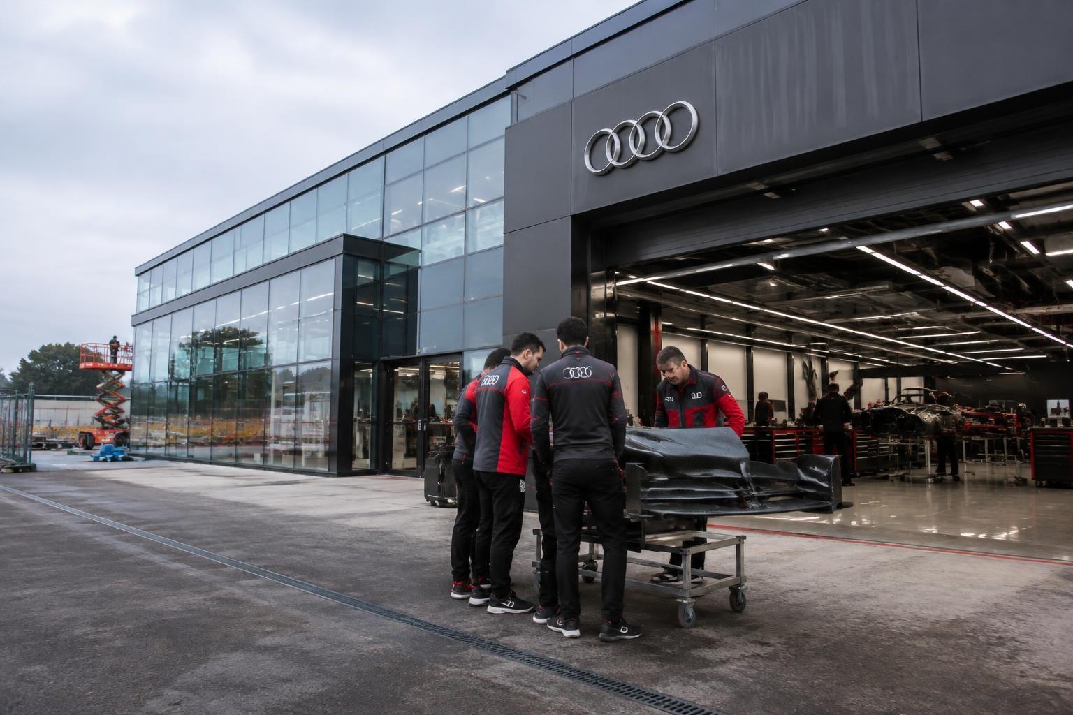 audi confirms plans to establish a new formula 1 base, marking a major step in its preparations to enter the sport.