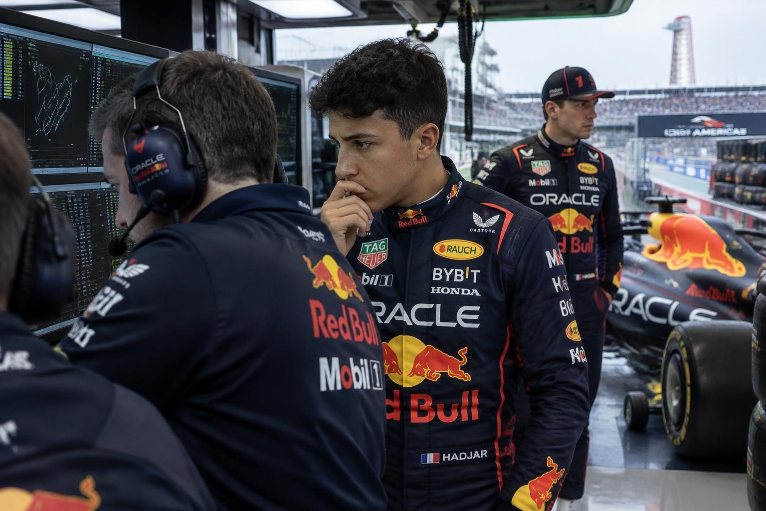 isack hadjar recibe una instrucción poco convencional mientras busca reducir la brecha con max verstappen y dar el siguiente paso en fórmula 1.